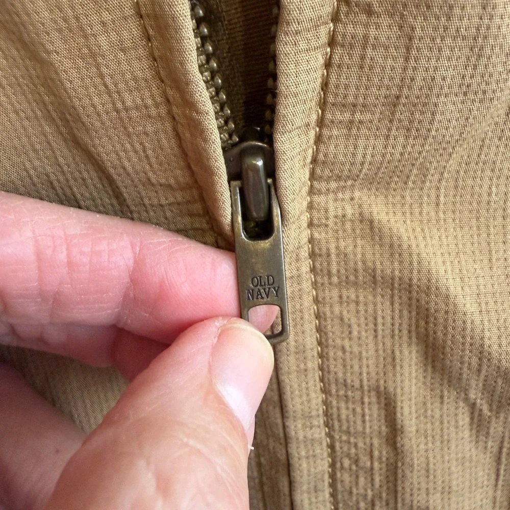 Like new vintage 2006 Old Navy Bomber Jacket size M/L. Carhartt brown. So cool - Picture 4 of 14